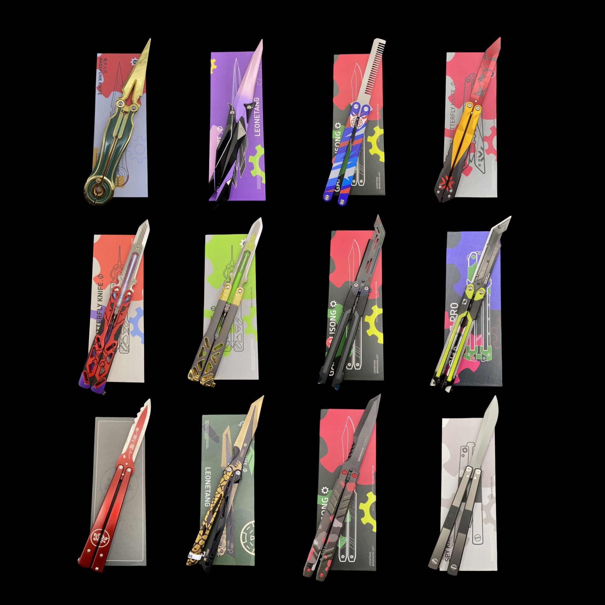 Best Quality Game Butterfly Knife IRL Game Balisong For Collection - Tophatter Daily Deals