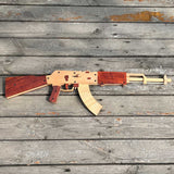AK47 Wooden Replica Rubber Band Gun Model Kit - Tophatter Daily Deals