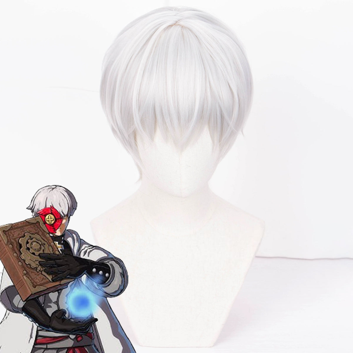 Guilty Gear Strive Asuka White Cosplay Wig Wig - Tophatter Daily Deals