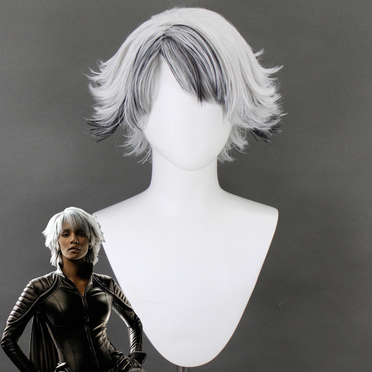 MAV X-men Storm Short Grey Cosplay Wig Wig - Tophatter Daily Deals