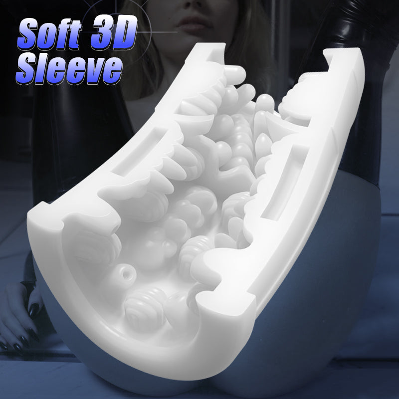 William - Through-Hole Vibrating Stroking Male Masturbation Cup Masturbation Cup - Tophatter Daily Deals