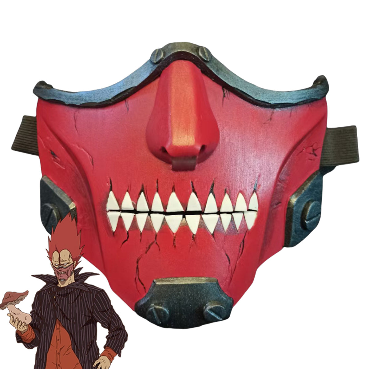 Dorohedoro En Mask Red Cosplay Accessory Prop Prop - Tophatter Daily Deals