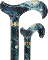 HD Pattern Designer Cane - Matching Handle & Shaft - Durable Adjustable Aluminum - Tophatter Daily Deals