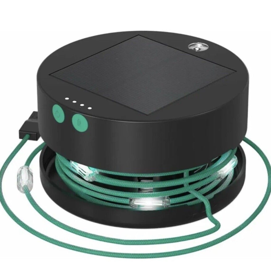 Hakol Luci Solar String Lights + Phone Charger Phone Chargers - Tophatter Daily Deals