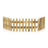 Christmas Miniature Wooden Fence Decoration | Snow Topped Mini Picket Fence | Christmas Tree Xmas Decoration Tree Skirt - Tophatter Daily Deals