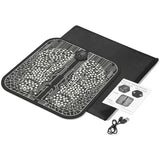 Experience Ultimate Pain Relief & Foot Comfort: EMS Stimulator Massager Foot Mat with 8 Modes and 19 Intensity Levels Foot Massagers - Tophatter Daily Deals
