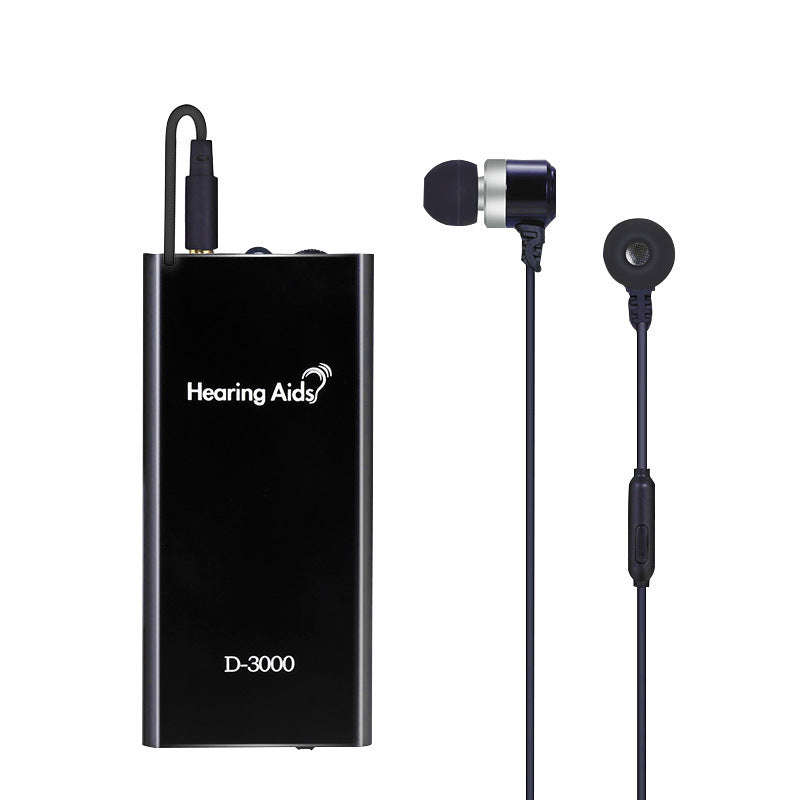 Box Type Rechargeable Hearing Aid Black USB 0 - Tophatter Daily Deals