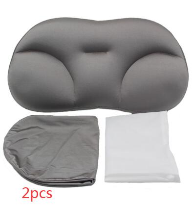 3D Anesthetic Pillow Grey A 2pcs 50x30x10cm 0 - Tophatter Daily Deals