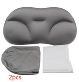 3D Anesthetic Pillow Grey A 2pcs 50x30x10cm 0 - Tophatter Daily Deals