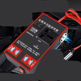 12v24v To 220v Car Power Converter Transformer Socket USB Charging 12V car special 4USB 0 - Tophatter Daily Deals