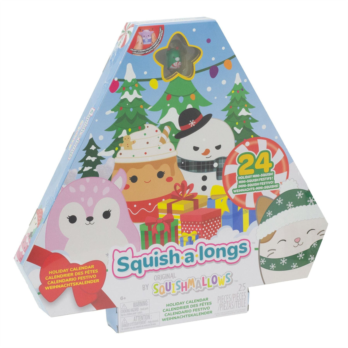 Squishmallows Squish-a-longs Christmas Advent Calendar | Kids Countdown Calendar Advent Calendar - Tophatter Daily Deals