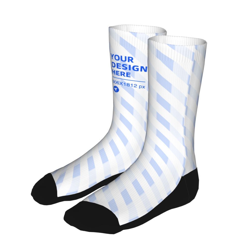 16in Thick Contrast Color Mild Skin-friendly Socks 7 - Tophatter Daily Deals