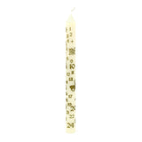 Traditional Christmas Advent Calendar Dinner Candle - Cream Advent Candle Advent Candle - Tophatter Daily Deals