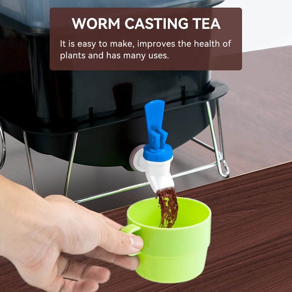 Worm Compost Bin Kitchen System Composters - Tophatter Daily Deals