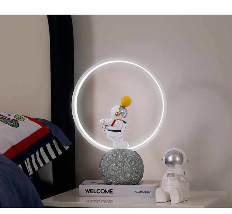 Astronaut Night Light Bedroom Table Lamp Astronaut Bedside Table Lamp 0 - Tophatter Daily Deals
