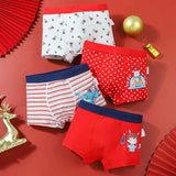 Boys Cartoon Cotton Boxer Shorts Suit Christmas dream 0 - Tophatter Daily Deals