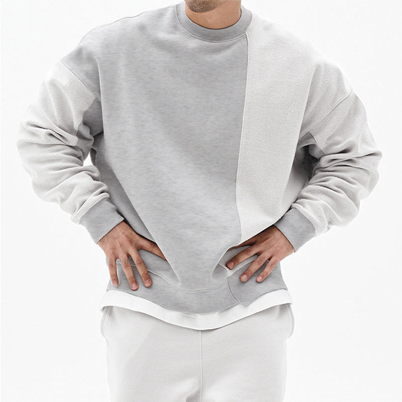 Oversized Mens Pullover Sweater - Crew Neck, Cotton, Casual 3D Changing Face Moving Picture Frame - Tophatter Daily Deals