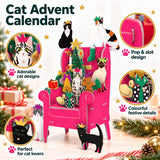 Cosy Cats Advent Pop & Slot Christmas Advent Calendar Large Advent Calendar - Tophatter Daily Deals