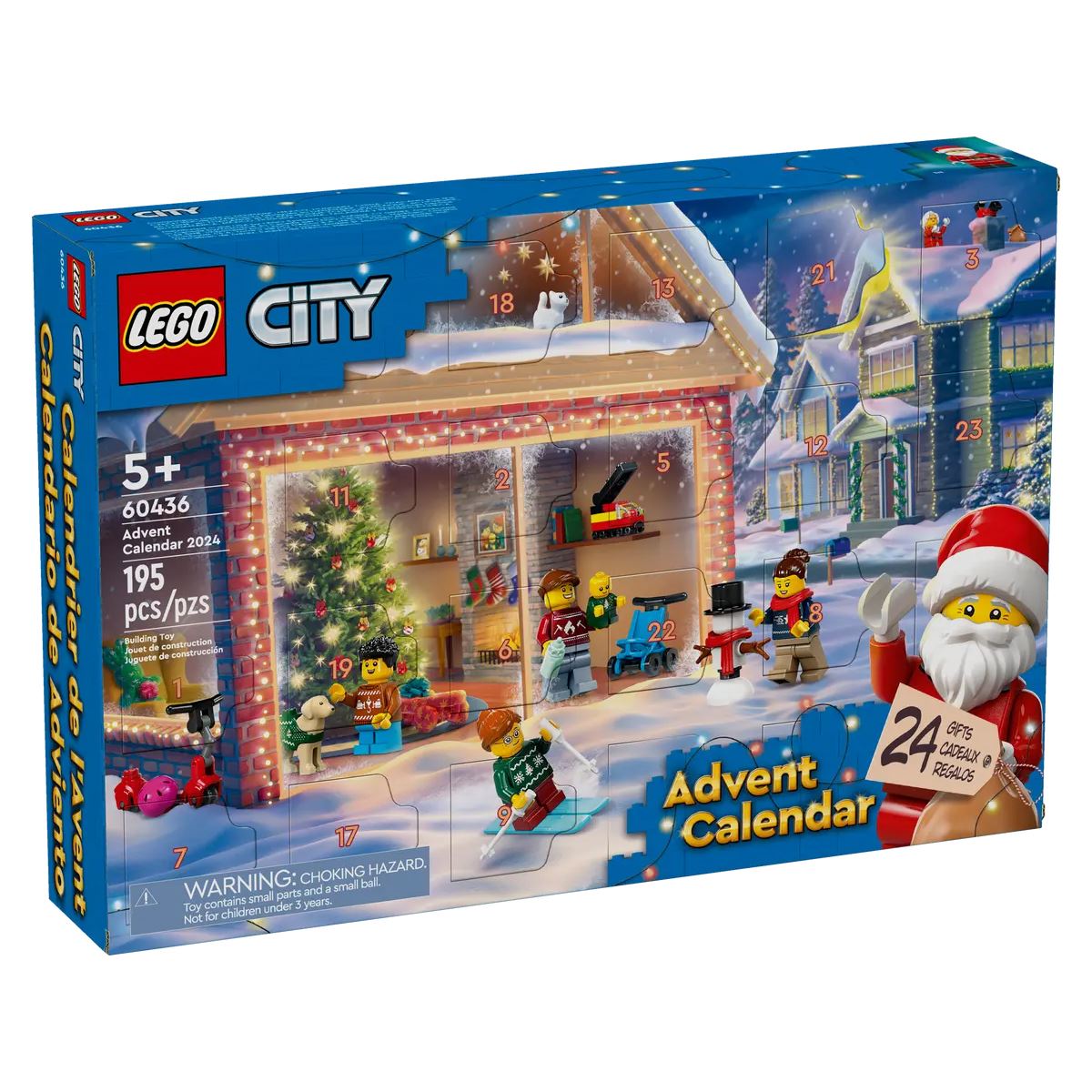 Lego 60436 City Christmas Advent Calendar 2024 | Lego Advent Calendar Advent Calendar - Tophatter Daily Deals