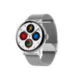 Bluetooth Call Smart Bracelet Wireless Charging Heart Rate Blood Pressure Silver steel USB 0 - Tophatter Daily Deals