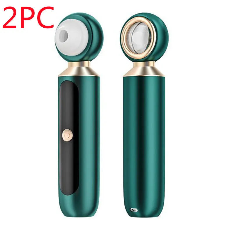 Portable Visual Blackhead Meter Household USB Electric Magnifying Glass Suction Pore Cleaner Blue Light Cleansing To Blackheads Bluetooth Speaker Lamp - Tophatter Daily Deals