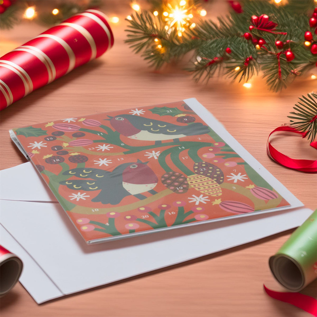 Christmas Chorus Advent Calendar Greetings Card | Christmas Advent Calendar Advent Calendar - Tophatter Daily Deals