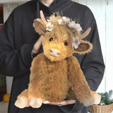 Highland Cow Plush Alpaca Fur Decor Fall 2025 Gift - Tophatter Daily Deals