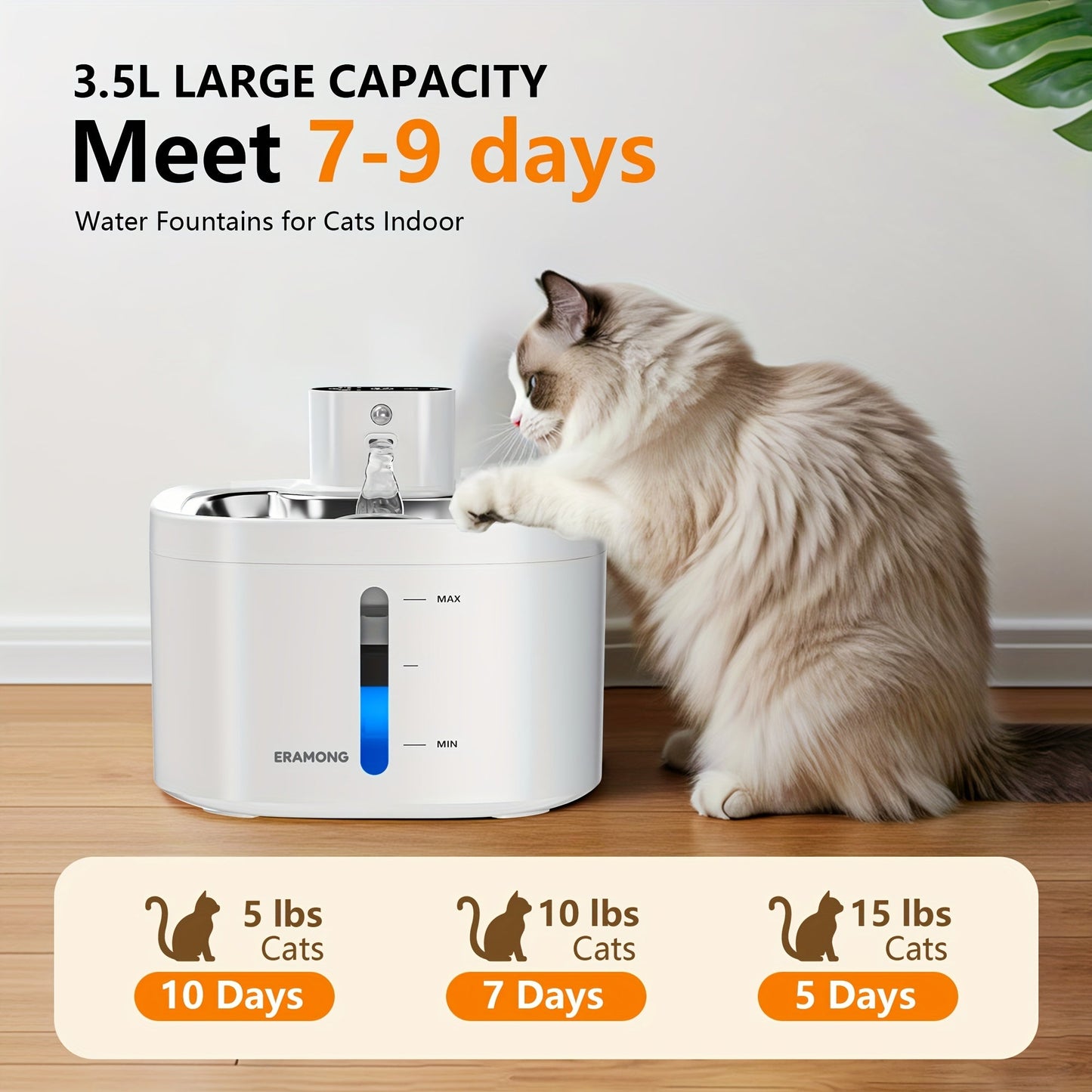 Charging Cat Wireless Water Fountain Pet Supplies - Tophatter Daily Deals