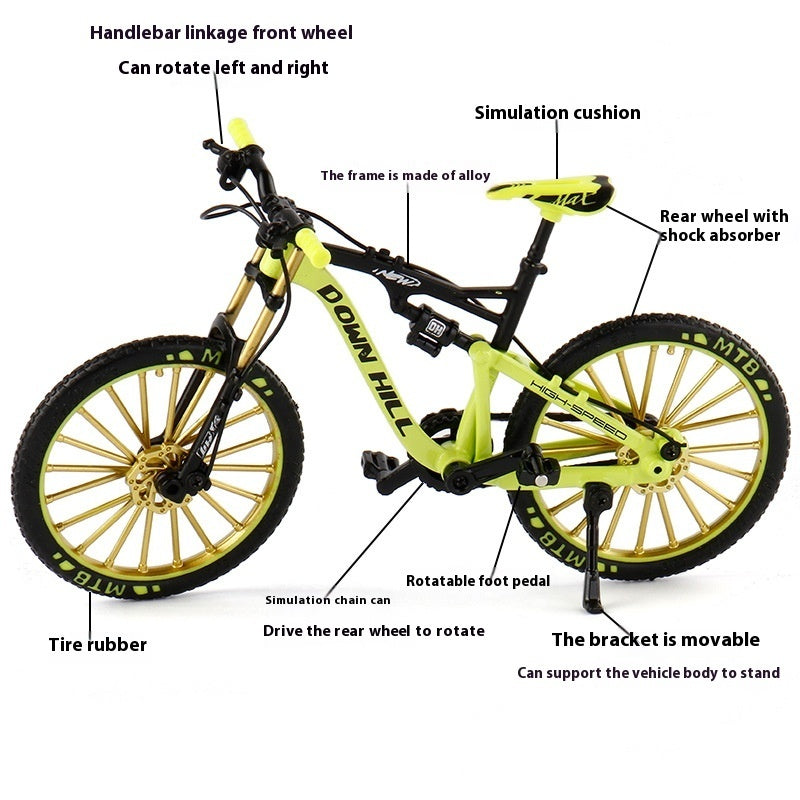 1 To 10 Alloy Speed Reducing Mountain Bike Model Toy 0 - Tophatter Daily Deals