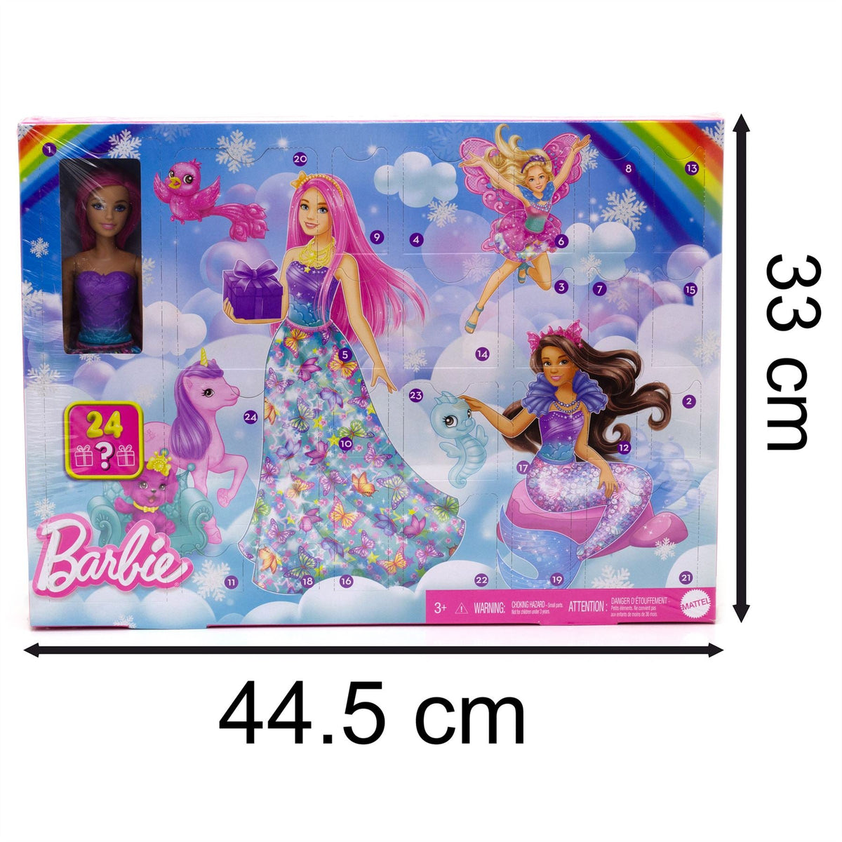 Barbie Christmas Advent Calendar | Dreamtopia Barbie Doll Advent Calendar Advent Calendar - Tophatter Daily Deals