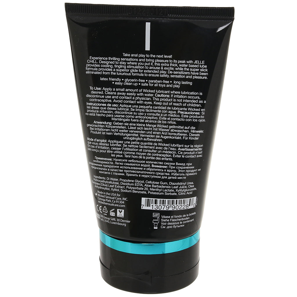Jelle Chill Cooling Anal Lube in 4oz/120ml - Tophatter's Adult Products Lubes and Lotions > Stimulating Lubricants - Tophatter Daily Deals