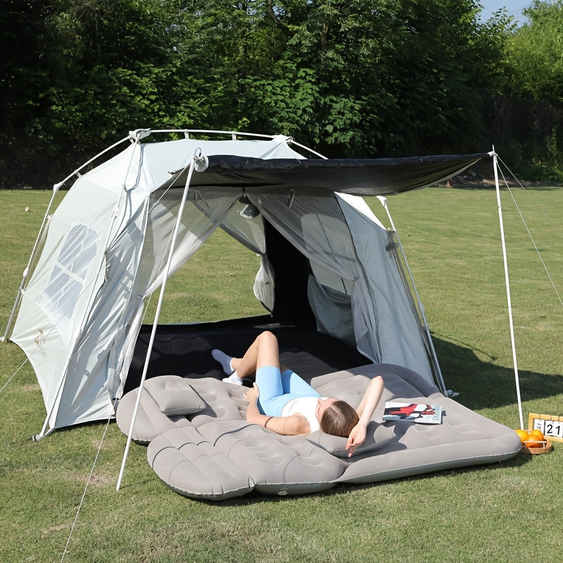 Inflatable Car Mattress with Air Pump Outdoor Recreation > Camping > Camp Furniture - Tophatter Daily Deals