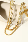 Dreaming of You Gold-Plated Double-Layered Necklace Necklaces - Tophatter Daily Deals