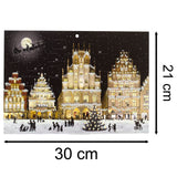 Christmas Advent Calendar Wintry City | Traditional Picture Advent Calendar Advent Calendar - Tophatter Daily Deals