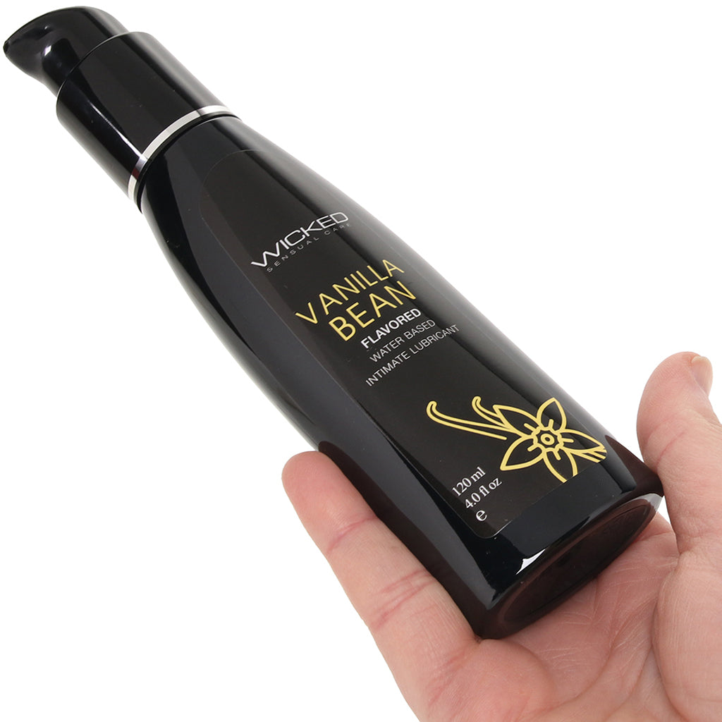 Aqua Flavored Lube 4oz/120ml in Vanilla Bean - Tophatter's Adult Products Lubes and Lotions > Flavored Sex Lubes - Tophatter Daily Deals
