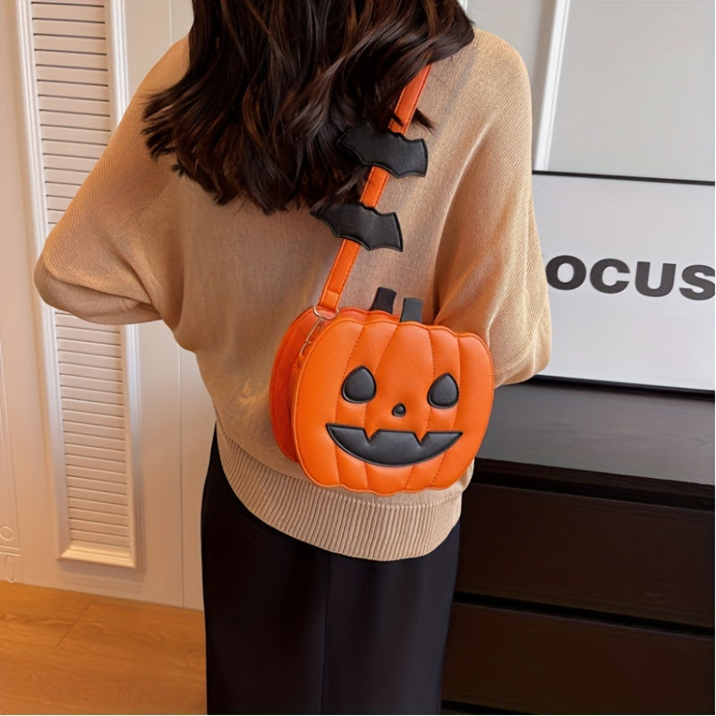 Halloween Pumpkin Crossbody Shoulder Bag Halloween - Tophatter Daily Deals