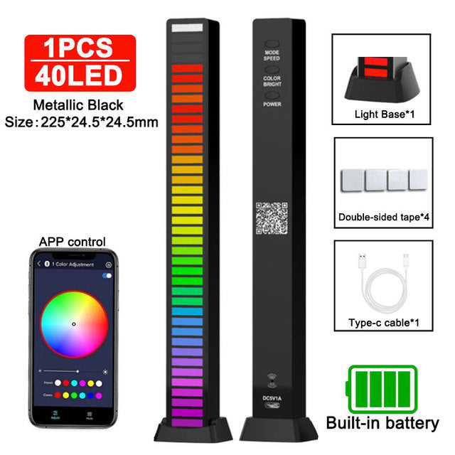 3D Polar Light Esports Atmosphere 40LED USB 0 - Tophatter Daily Deals