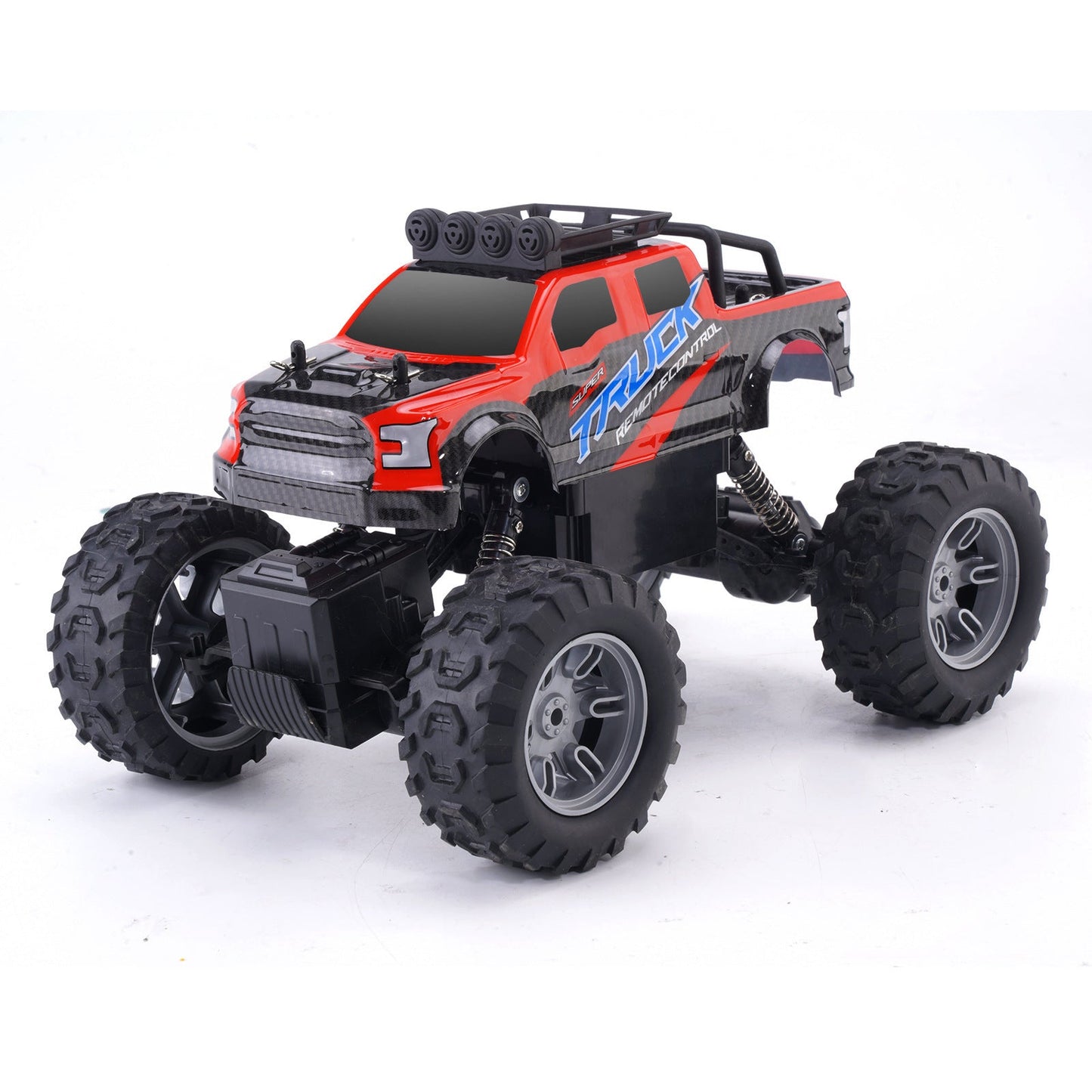 Bigfoot Remote Control Car 24G Rock Crawler Bull Wheel Off-road Vehicle Drop-resistant Stunt Red 0 - Tophatter Daily Deals