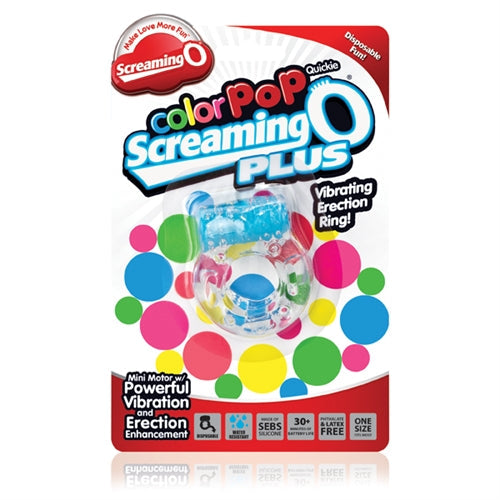 Screaming O Colour Pop Quickie Plus – Vibrating Erection Ring > Cock Ring > Vibrating - Tophatter Daily Deals