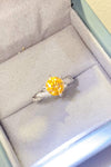 2 Carat Moissanite 925 Sterling Silver Ring 2 Carat - Tophatter Daily Deals