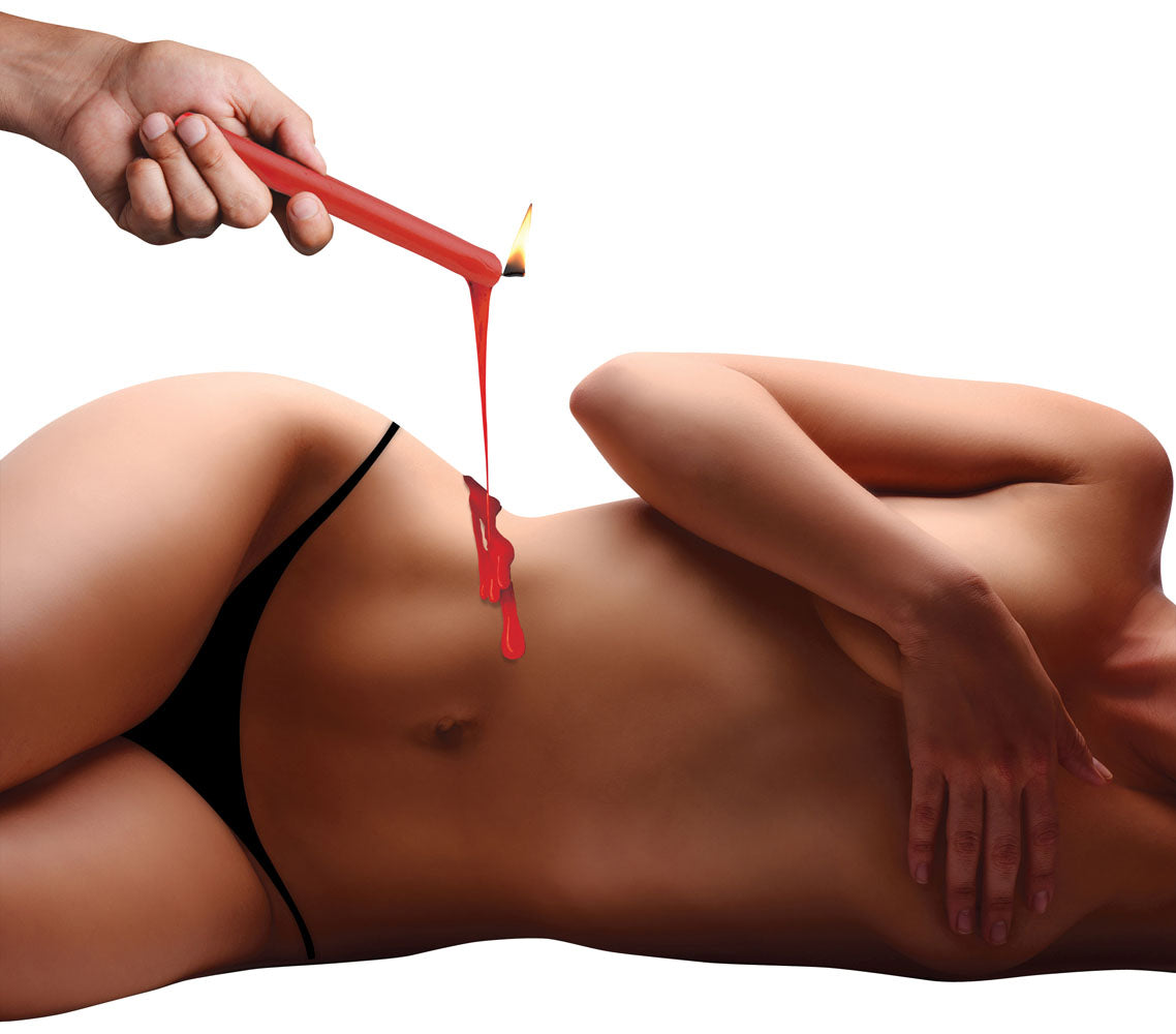 Fetish Drip Candles 3 Pack Red for Sensation Play > Candles > Drip - Tophatter Daily Deals