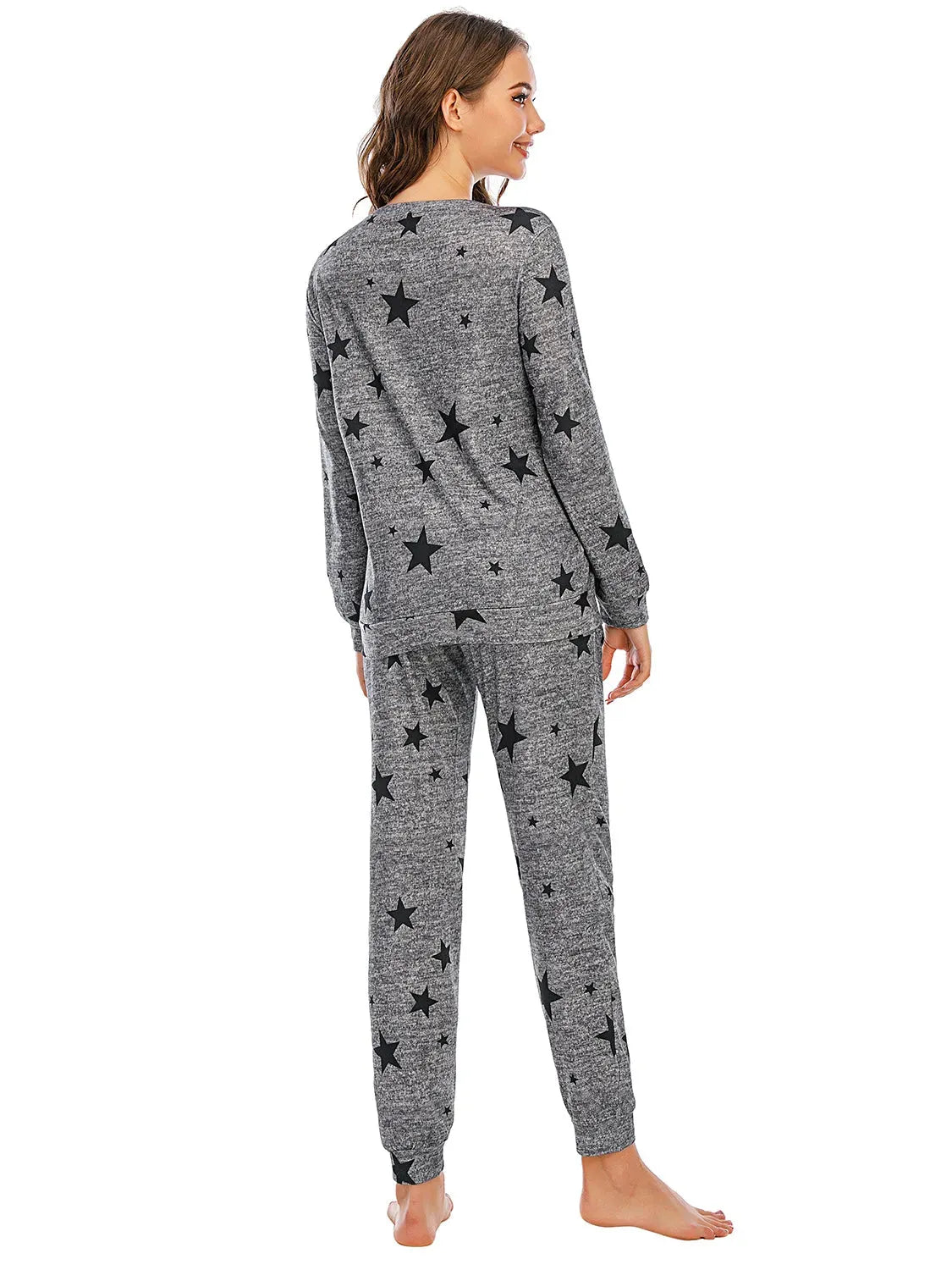 Star Top and Pants Lounge Set Loungewear Sets - Tophatter Daily Deals