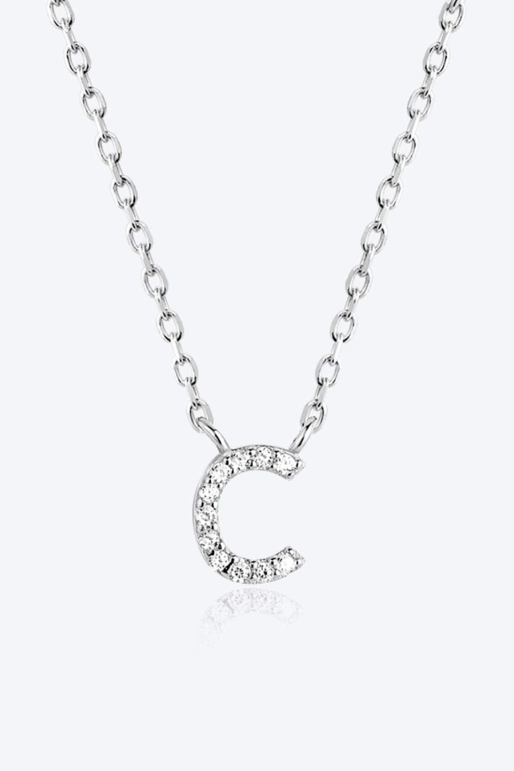 A To F Zircon 925 Sterling Silver Necklace Necklaces - Tophatter Daily Deals