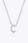 A To F Zircon 925 Sterling Silver Necklace Necklaces - Tophatter Daily Deals