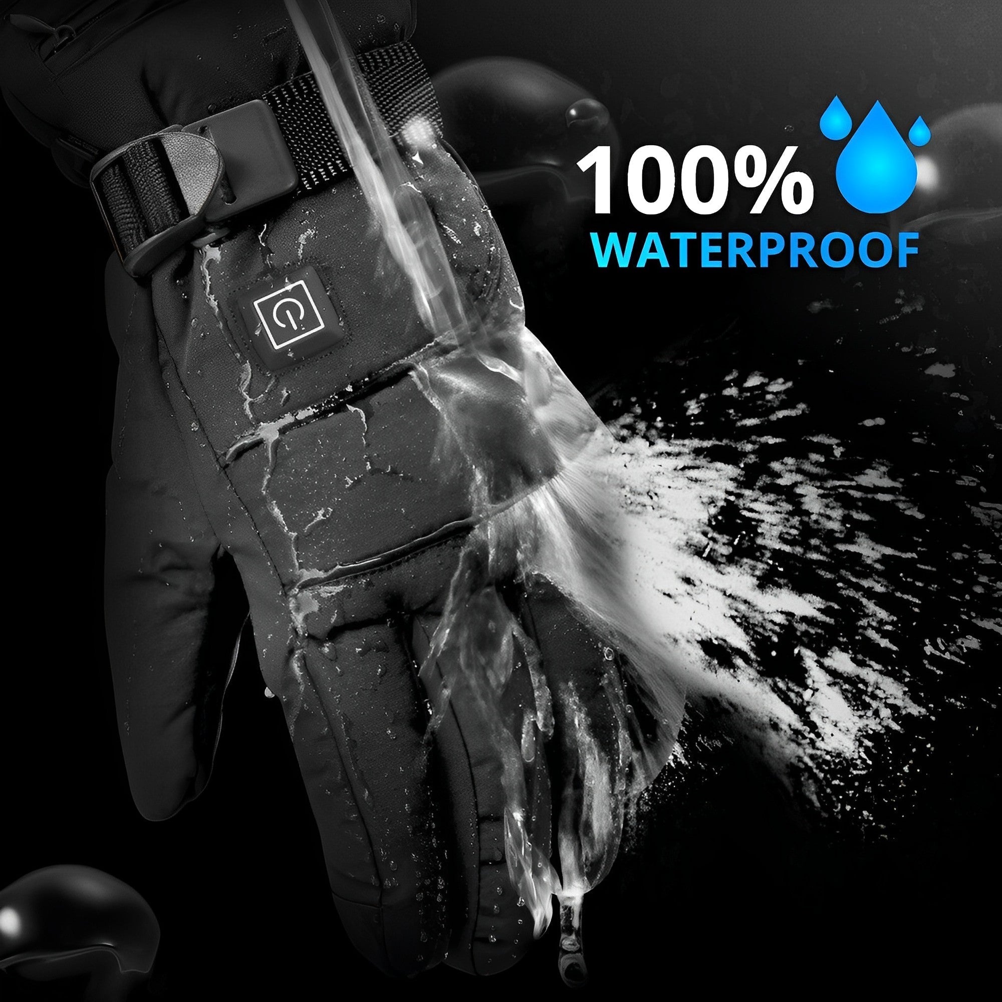 Heated Gloves Battery Heated Winter Gloves 8 Hour Warmth - Tophatter Daily Deals