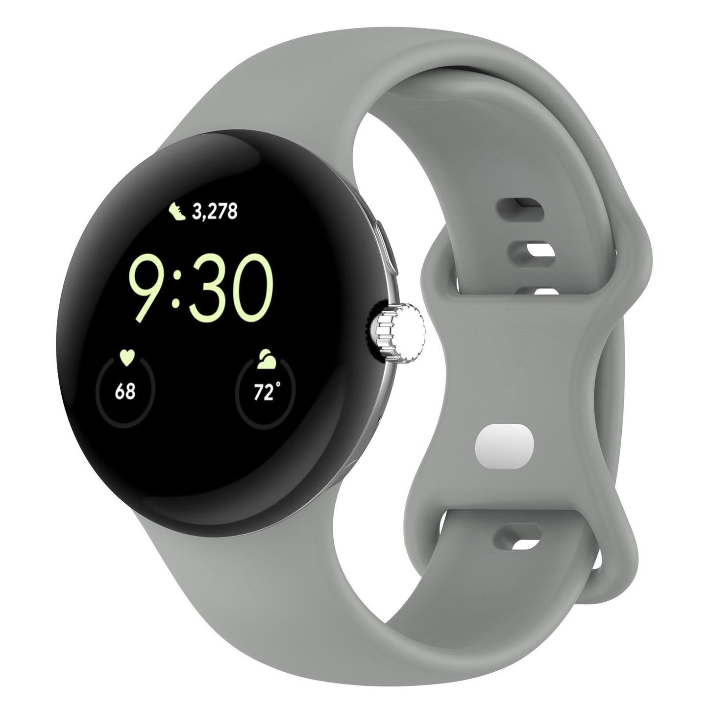 Applicable To Google Smart Watch Strap Official Brown Gray Google Pixel Watch2 0 - Tophatter Daily Deals