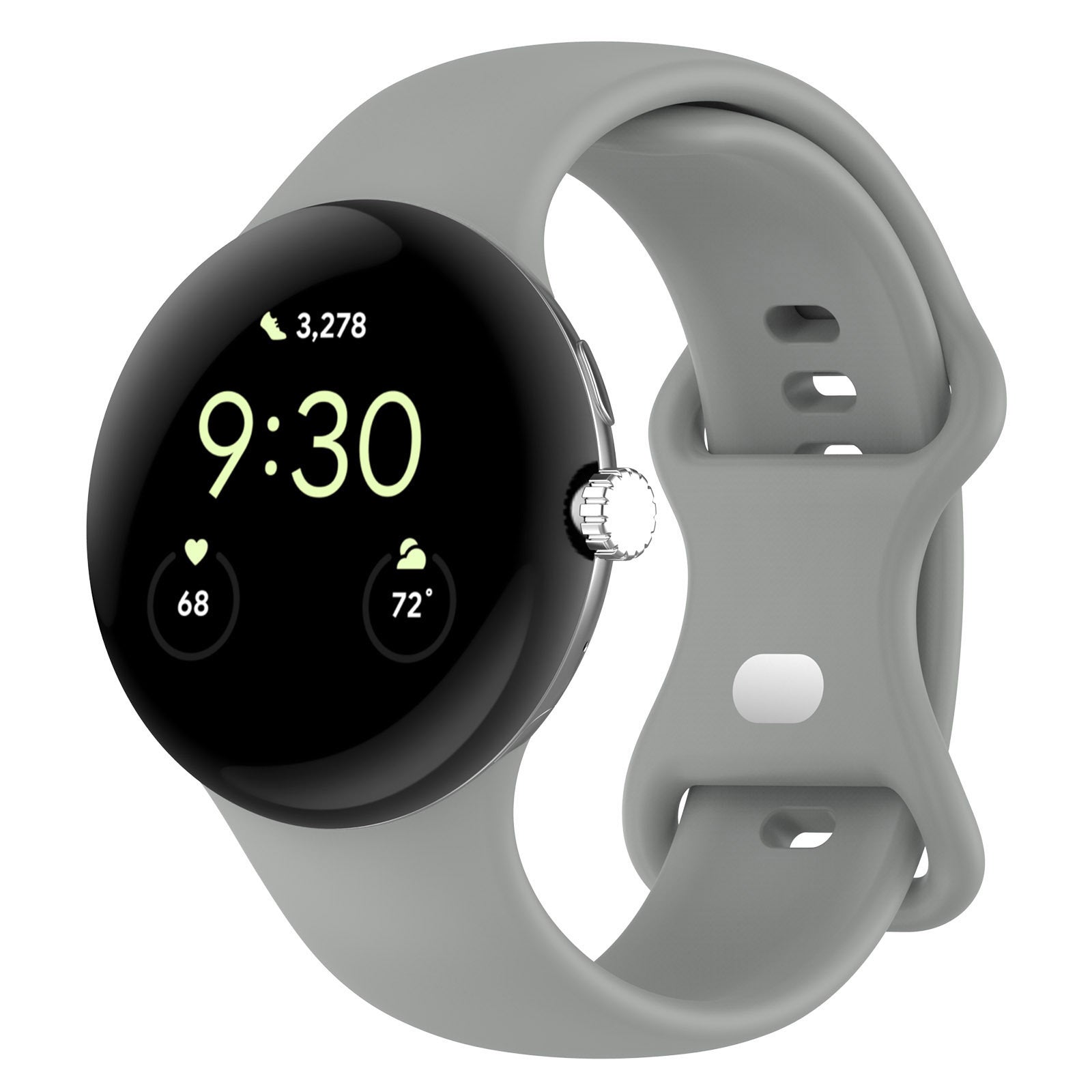 Applicable To Google Smart Watch Strap Official Brown Gray Google Pixel Watch2 0 - Tophatter Daily Deals