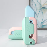 3D Printed Baby Mini M1911 Gravity Fidgets Macaron knife - Tophatter Daily Deals