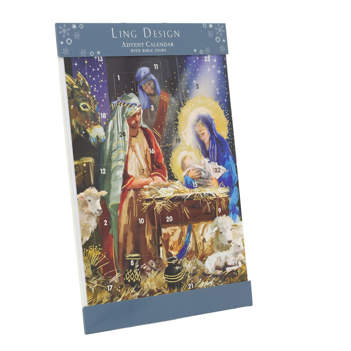Around the Manger Christmas Advent Calendar | Religious Nativity Advent Calendar Advent Calendar - Tophatter Daily Deals