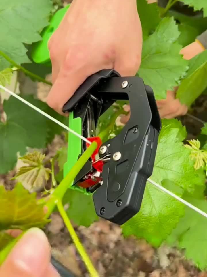 Garden Tying Tool Manual Branch Fastening Machine Plant Cages & Supports - Tophatter Daily Deals